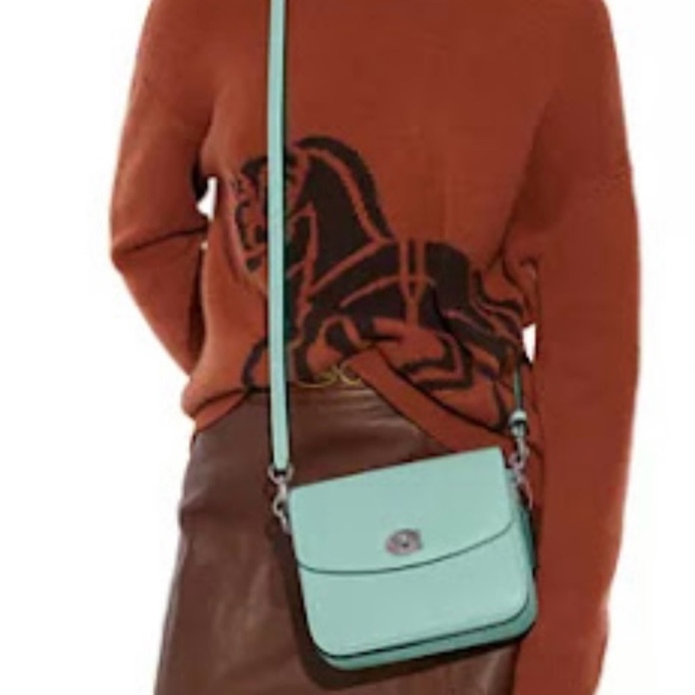 NWT Coach Cassie 19 Tiffany Blue color Rare! So Nice. - Picture 11 of 12